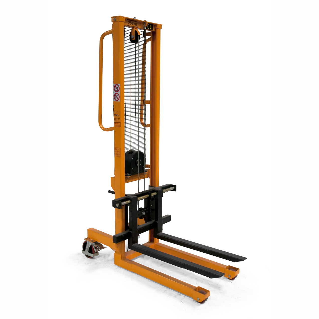 Stapelaar manueel 250 en 500 kg