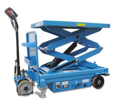 Verrijdbare heftafel - volledig elektrisch